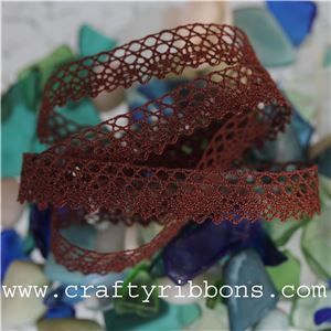 Morlaix Cotton Lace - Chocolate